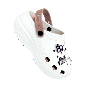 Women clogs white onoin by wavelite